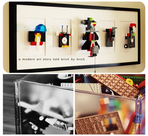 lego wall art design