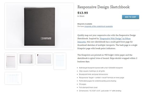 Responsive Sketchbook
