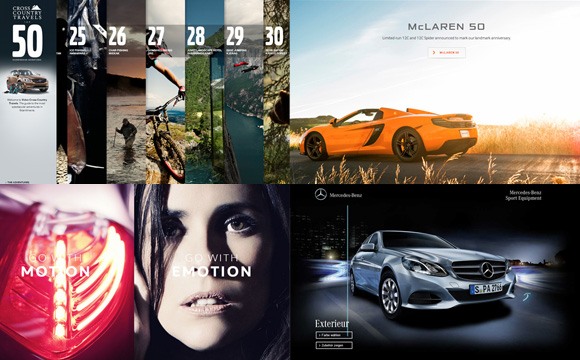 creative automotive car websites