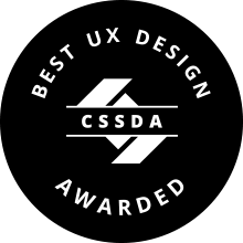CSSDA Awards for Website Special Best UX Design Badge