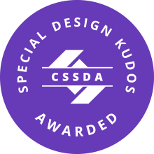 CSSDA Awards for Website Special Kudos Badge