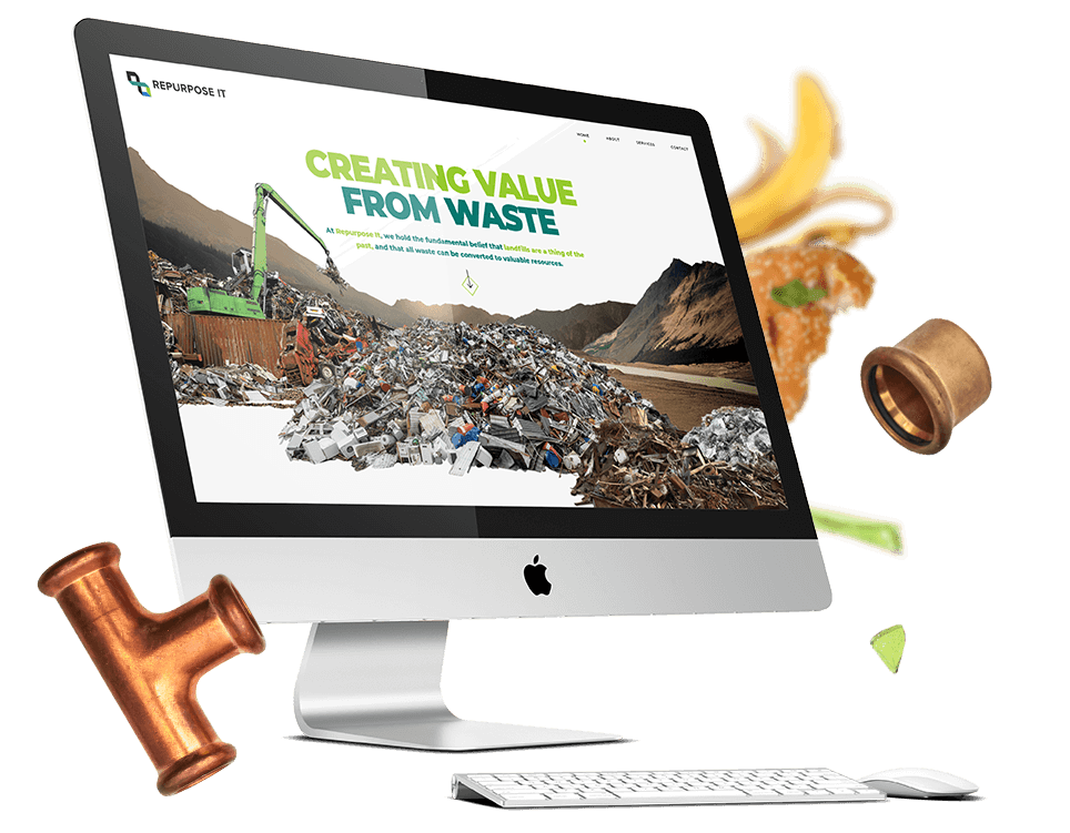 Large Desktop View of Repurpose It Website Home