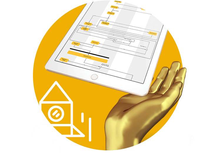 Expertise: Automation & Integration Hand and Planner on Tablet