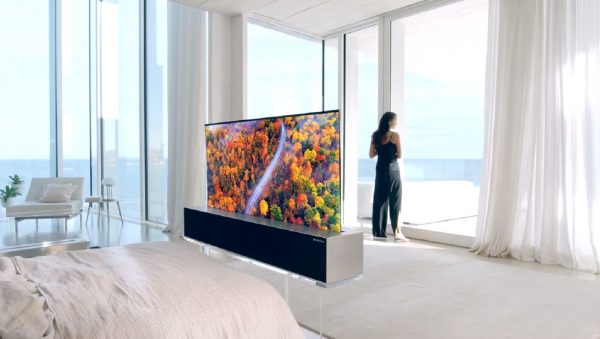 LG OLED TV R in full viewing mode